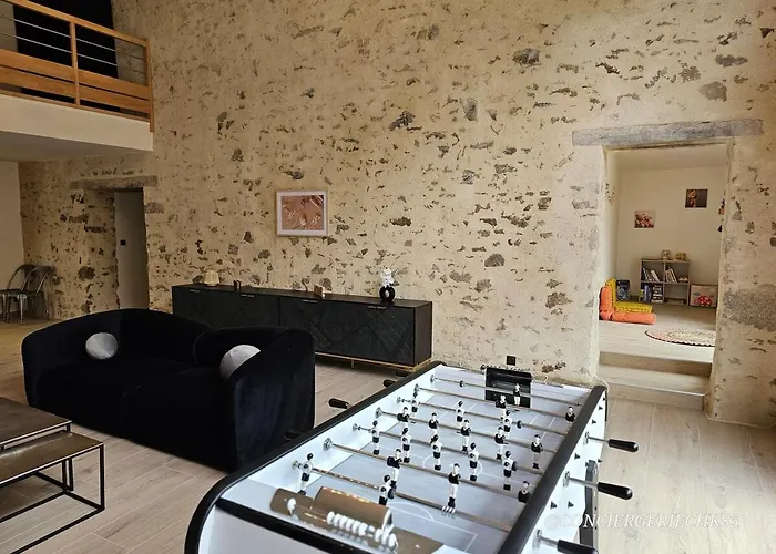 La Tremblaie Grange Renovee Avec Vue Campagne - 10 Min Du Puy Dufou Feriehus